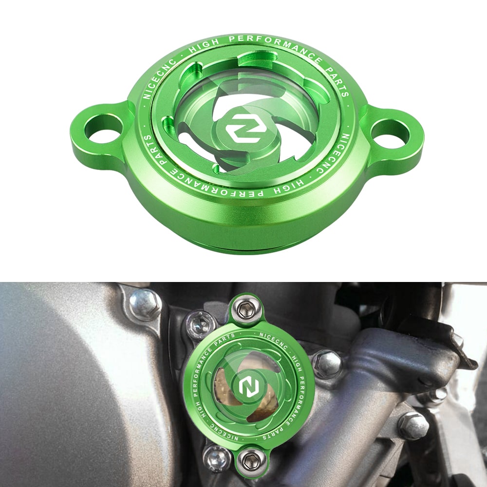 Transparenter Motorölfilterdeckel für Kawasaki KX250