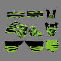 Team Graphics Decals Aufkleber Deko für Kawasaki KX80 1994 1995 1996 1997