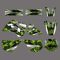 Team Graphics Decals Aufkleber Deko für Kawasaki KX80 1994 1995 1996 1997