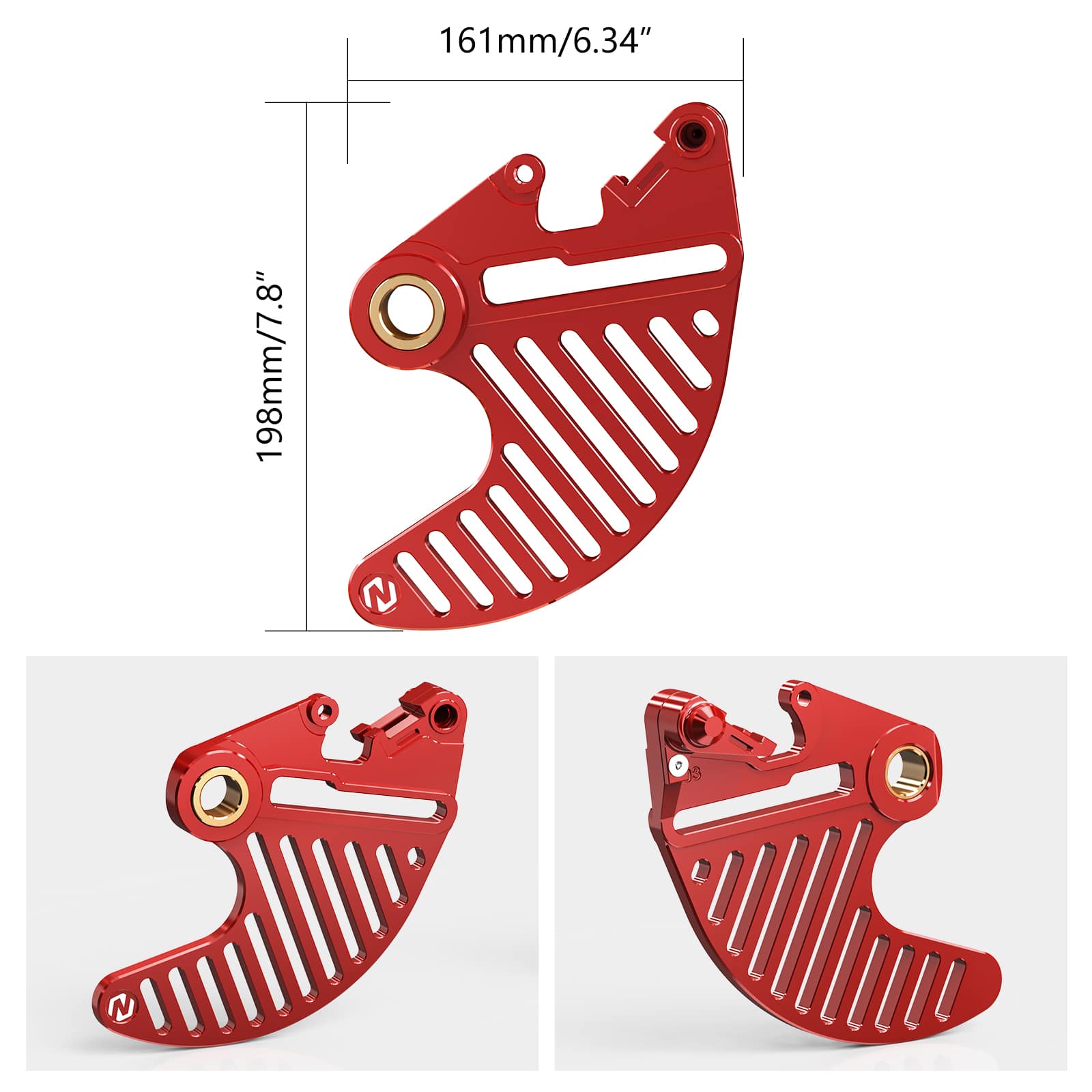 Hinterer Bremsscheibenschutz für KTM 350 500 EXC-F 2004-2024