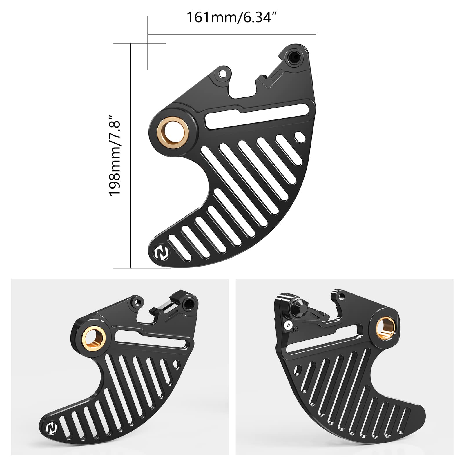 Hinterer Bremsscheibenschutz für KTM 350 500 EXC-F 2004-2024