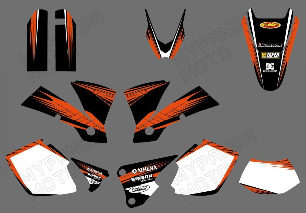 Motocross-Grafiken für KTM EXC 2003