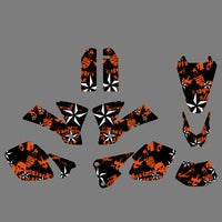 Motocross-Team, komplettes Grafik-Aufkleber-Set für KTM EXC 2003