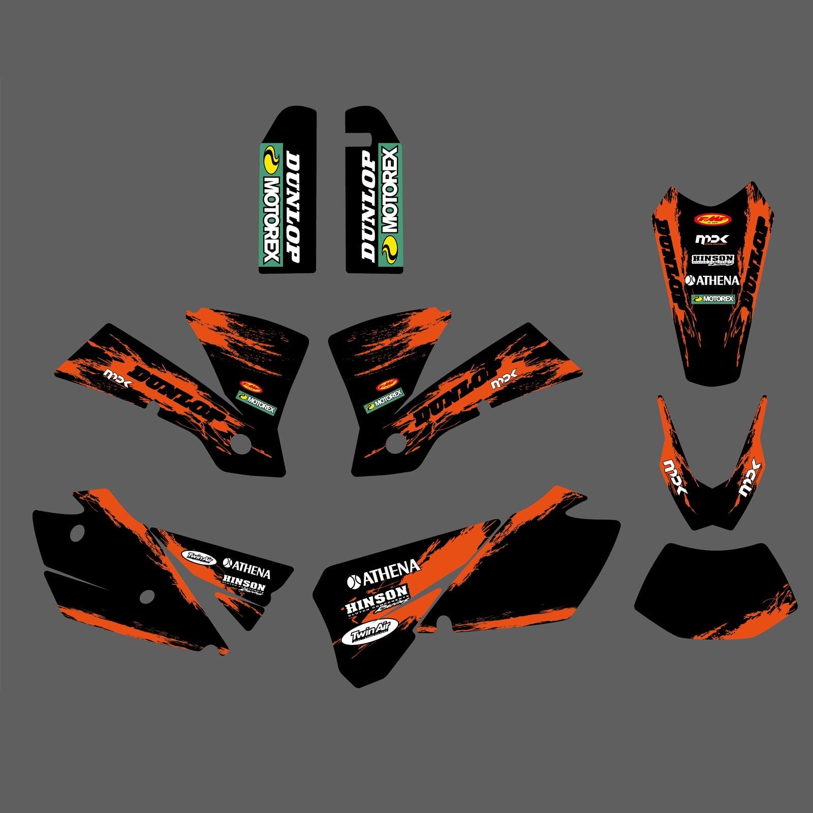 Motorrad-Aufkleber-Set für KTM EXC 2004