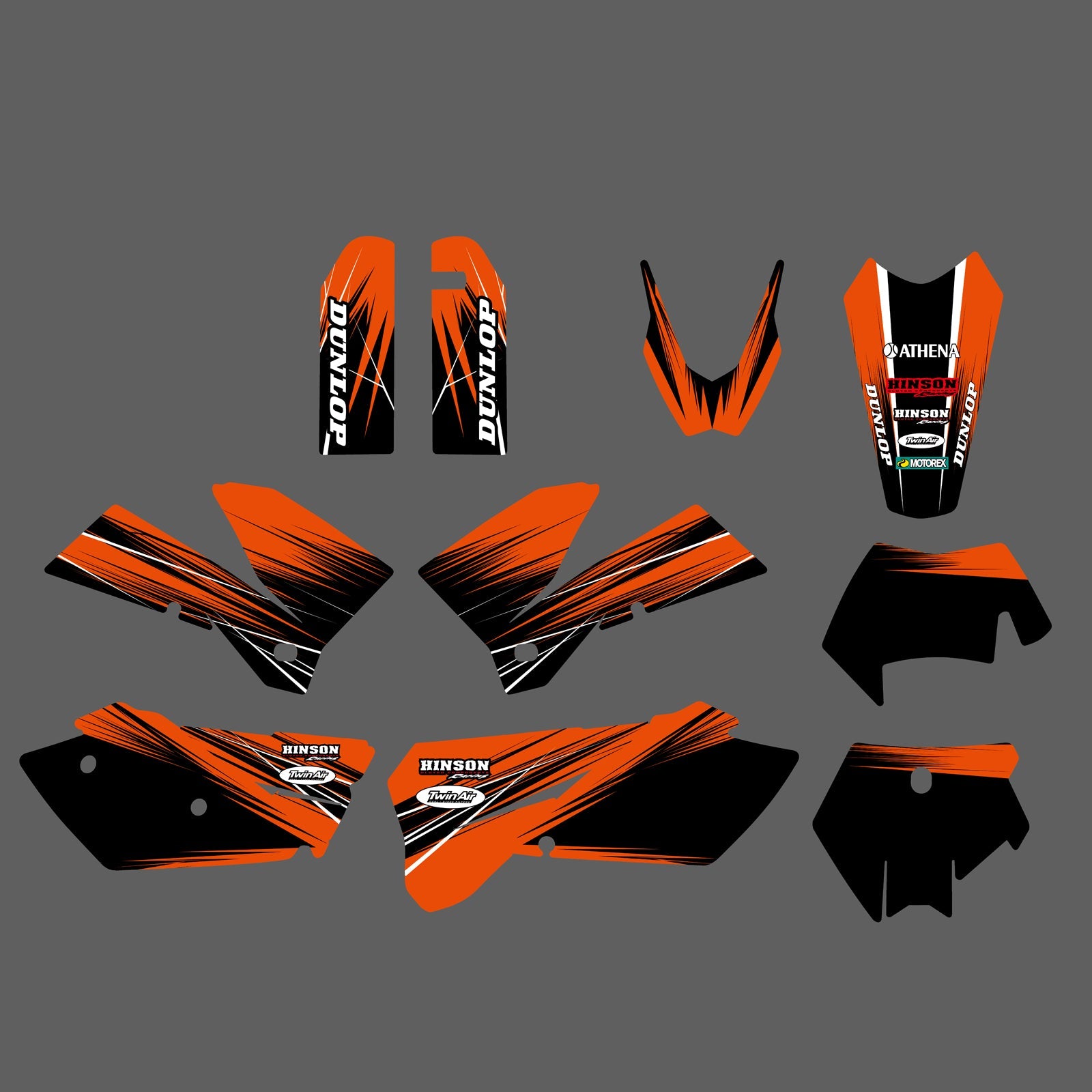 Motocross-Aufkleber für KTM EXC 2005-2007