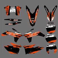 Persönlichkeit Team Grafiken Decals Aufkleber Kit Für KTM EXC 2012-2013 XC 2011