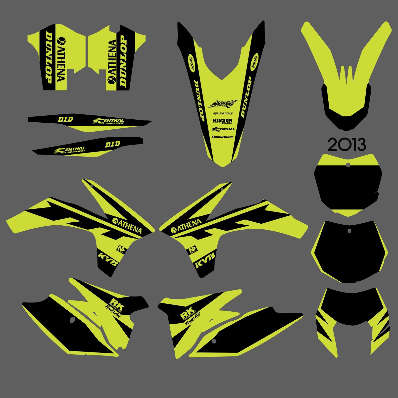 Personality Team-Grafikkit für KTM EXC 2012–2013 XC 2011