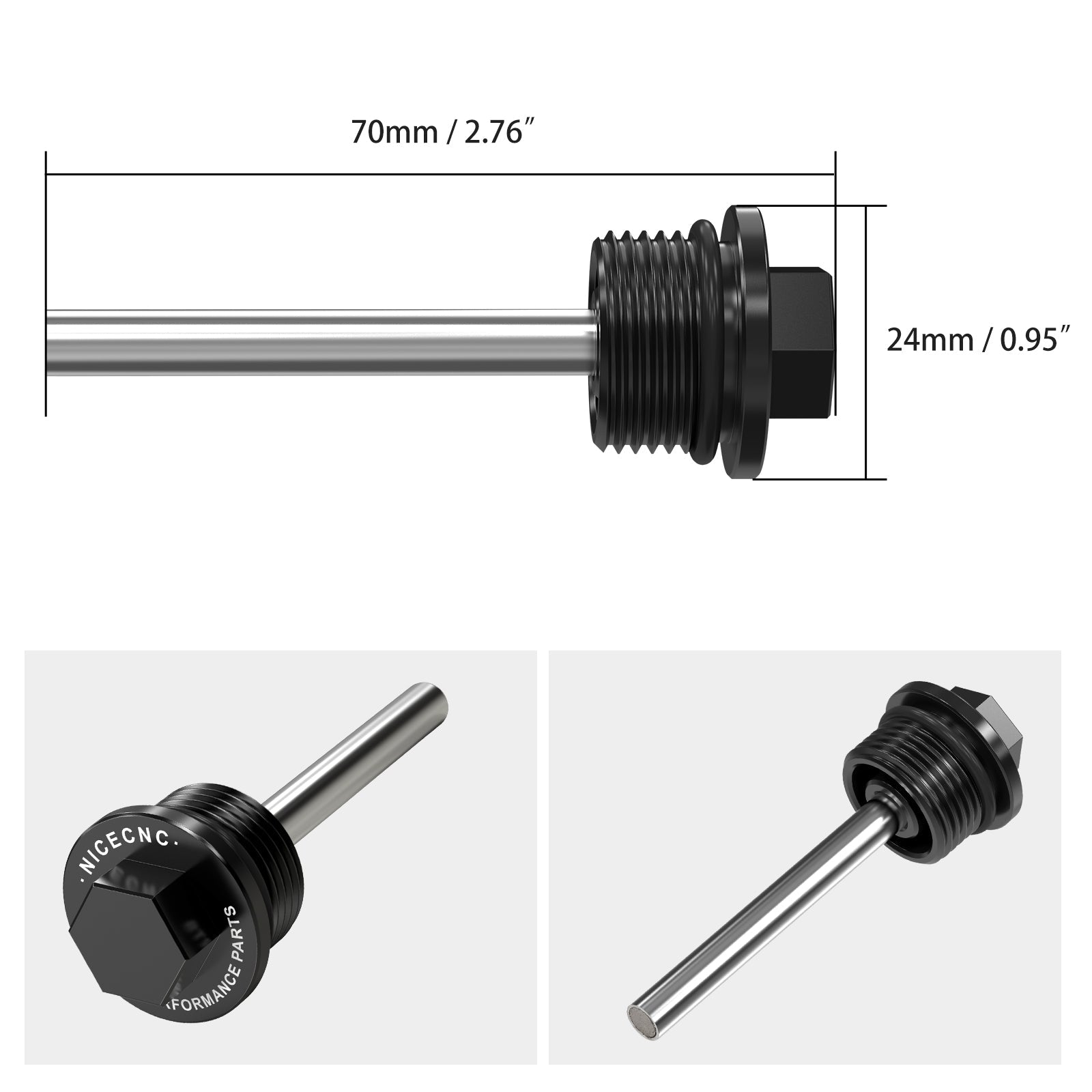 Left Magnetische Ölablassschraube Für KTM 250 350 450 500 SXF XCF EXCF 2015-2023