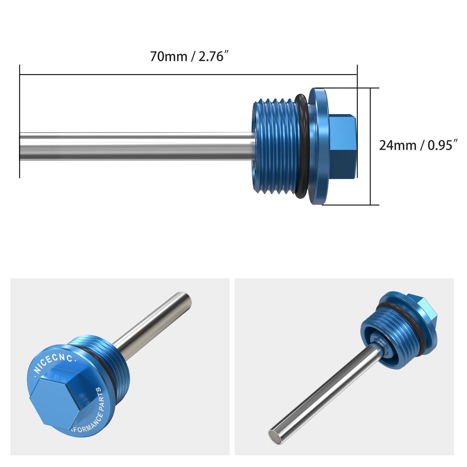 Left Magnetische Ölablassschraube Für KTM 250 350 450 500 SXF XCF EXCF 2015-2023