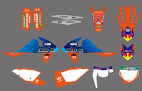 Team-Grafik-Aufkleber für KTM SX SXF 125–450 2016–2018