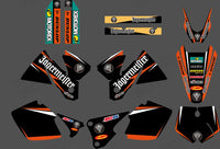 Motorrad-Team-Aufkleber mit voller Grafik für KTM SX 1998-2000