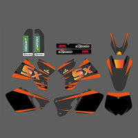 Motorrad Grafik Aufkleber Aufkleber für KTM SX 1998-2000