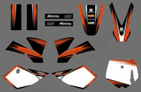 Motorrad Grafik Volle Aufkleber Aufkleber Kit Für KTM SX50 2002-2008