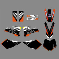 Motorrad Grafik Volle Aufkleber Aufkleber Kit Für KTM SX50 2002-2008