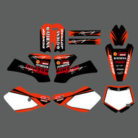 Motorrad Grafik Aufkleber Aufkleber Kit Für KTM SX65 2002-2008