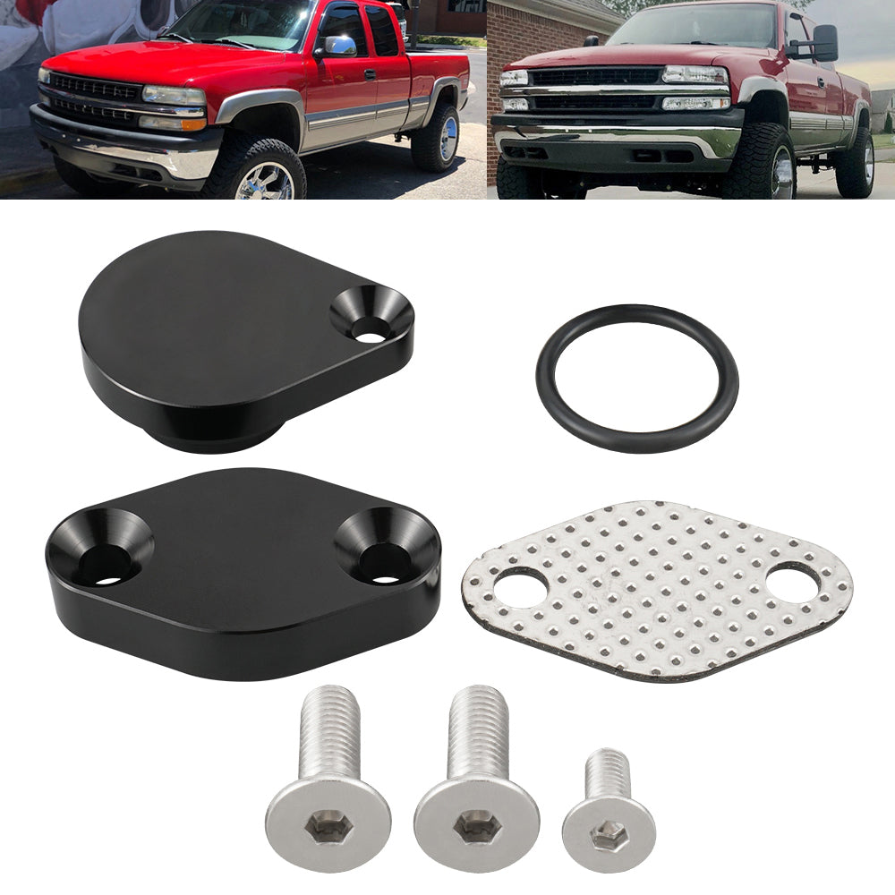 EGR-Löschkit Ansaug-/Abgasblockierplatte für LS LSX 4.8L 5.3L 6.0L Duramax Silverado 2500 3500