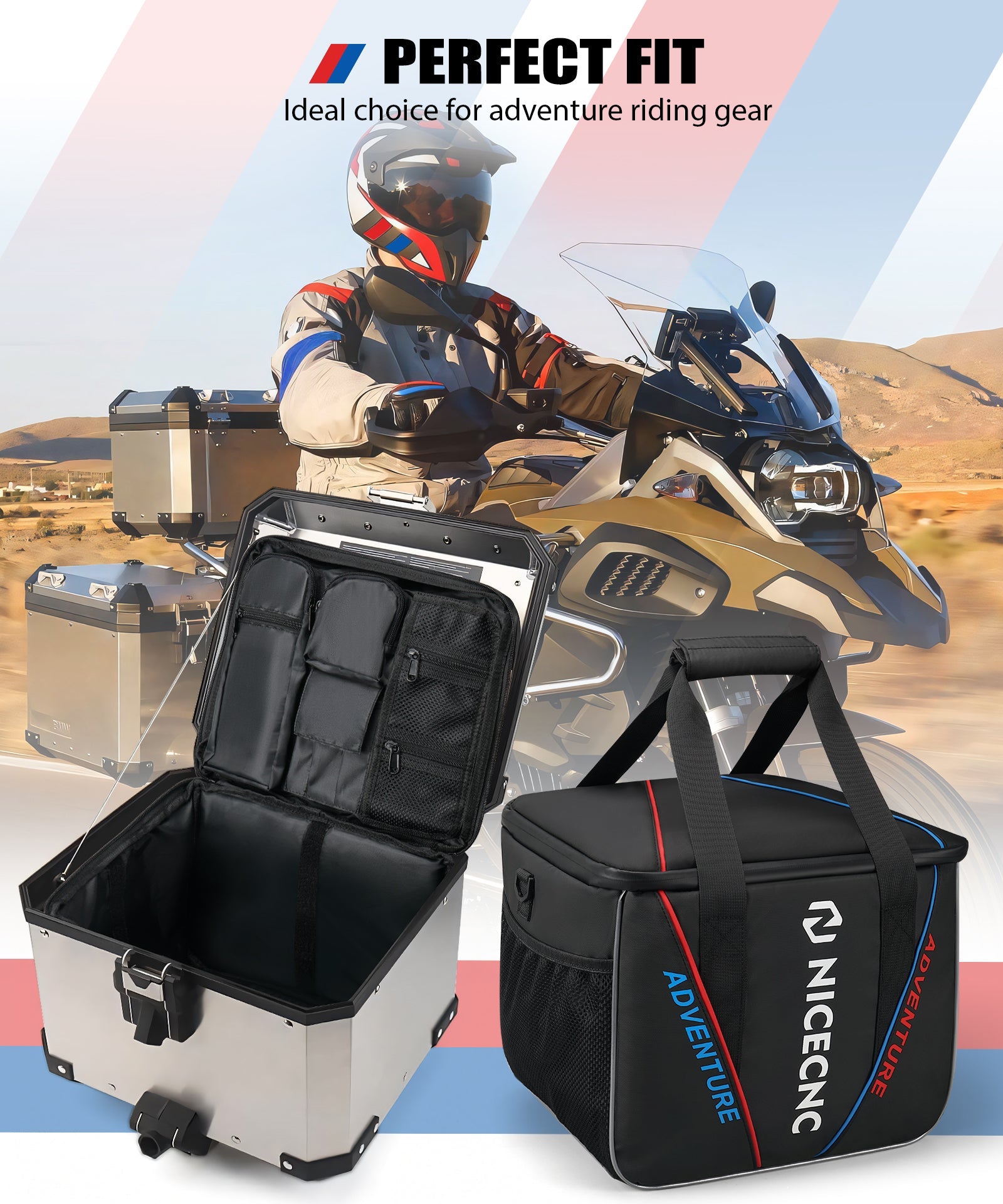 Motorrad Top Box Innen Liner Top Box Gepäck Tasche Für BMW F850GS R1250GS ADV