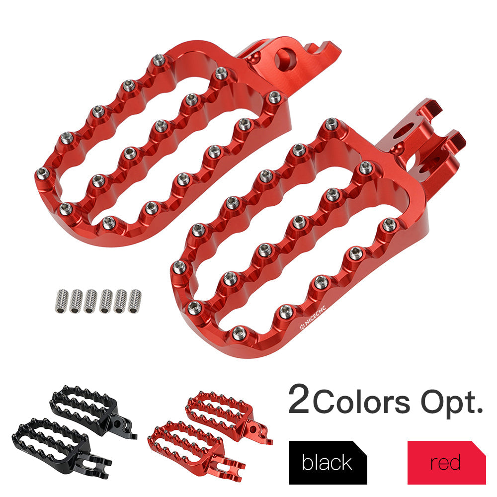 Breite Fahrerfußrasten, Motorrad-Fußpedal-Set für CRF450L 2019–2021, CRF450RX 2017–2021, CRF250L 2012–2021