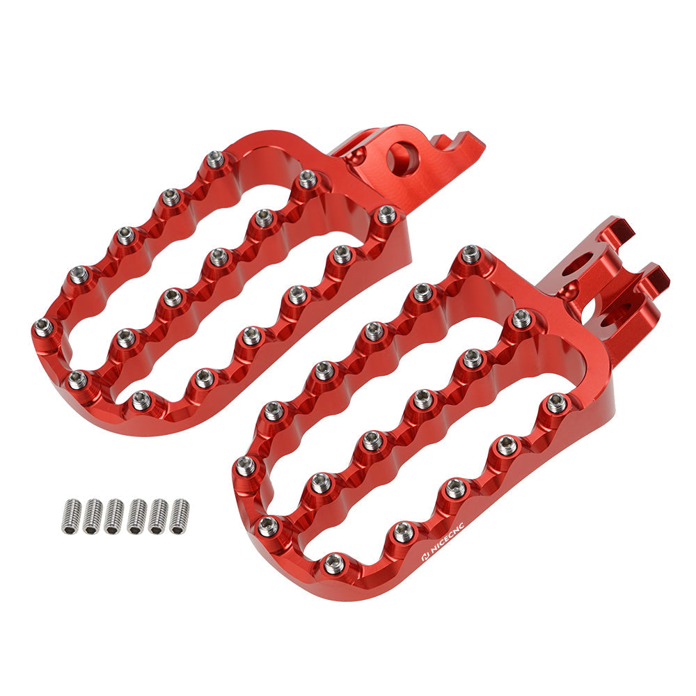 Breite Fahrerfußrasten, Motorrad-Fußpedal-Set für CRF450L 2019–2021, CRF450RX 2017–2021, CRF250L 2012–2021