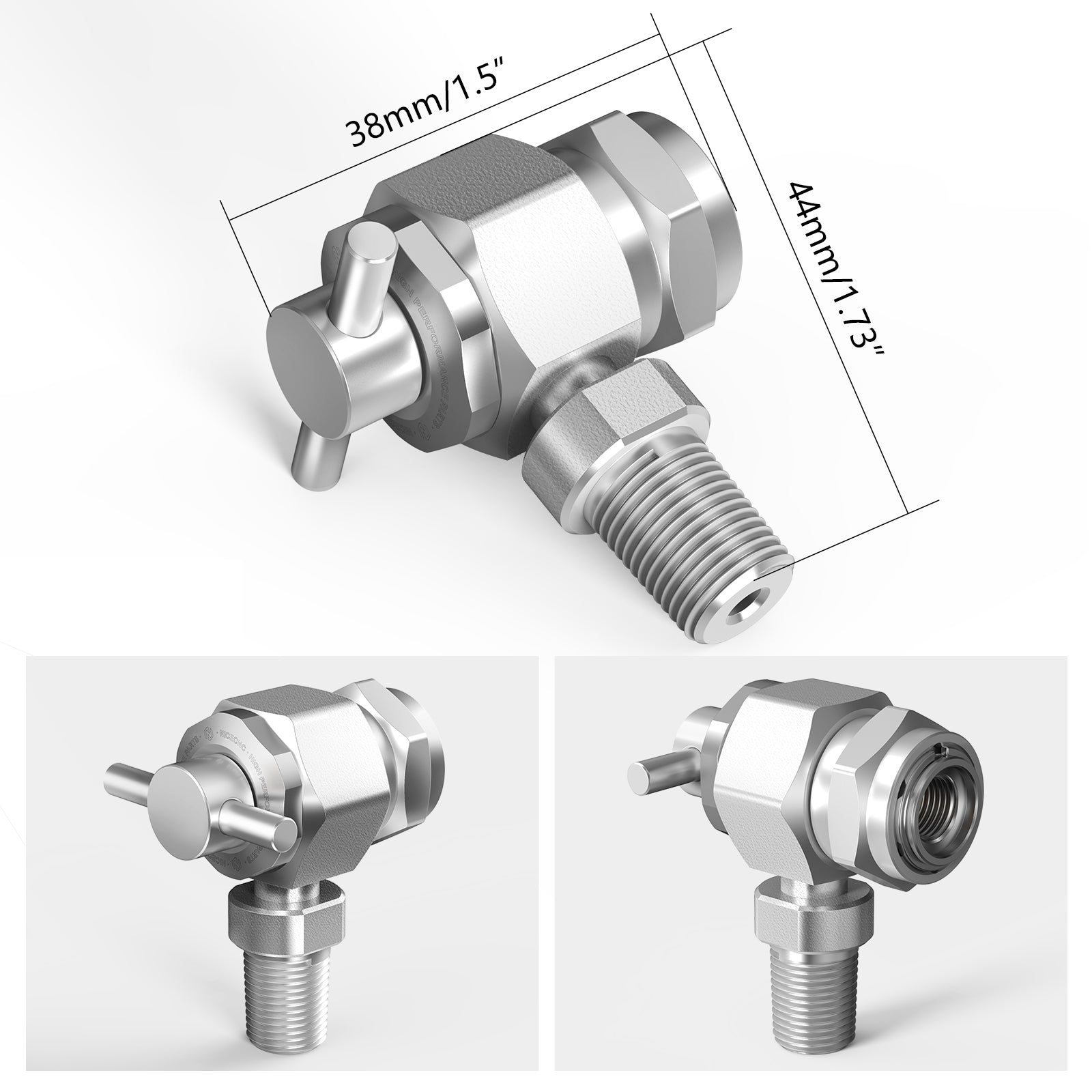 1/8 "NPT Stickstoff Füllung Werkzeug Ventil ATV UTV Motorrad mit Schrader Ventil Für Yamaha Raptor 700R Können Am X3