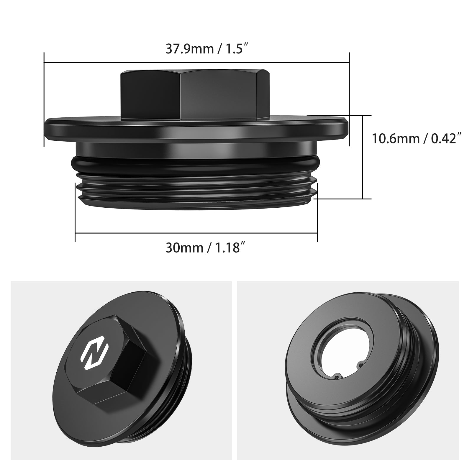 Verbesserte magnetische Ölablassschraube für Honda CRF450 R/RX/RWE/L/RL/X 2017-2024