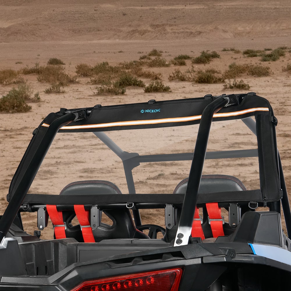 Wasserdichter UTV Heckscheiben-Klarsicht-Panel-Schutz für Polaris RZR XP 1000 TURBO 2016-2023