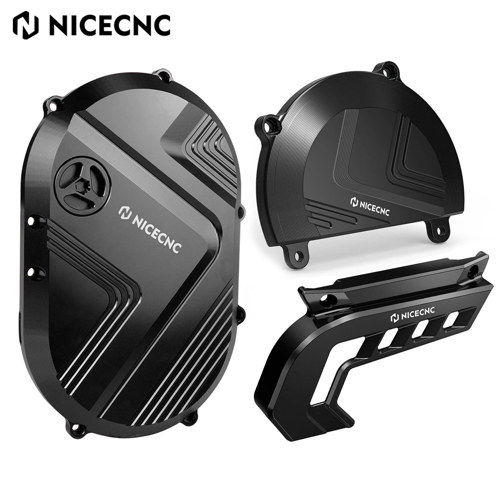 Linke rechte Motorabdeckung & Kettenrad-Kettenschutz für Stark Varg MX / EX 2024–2025