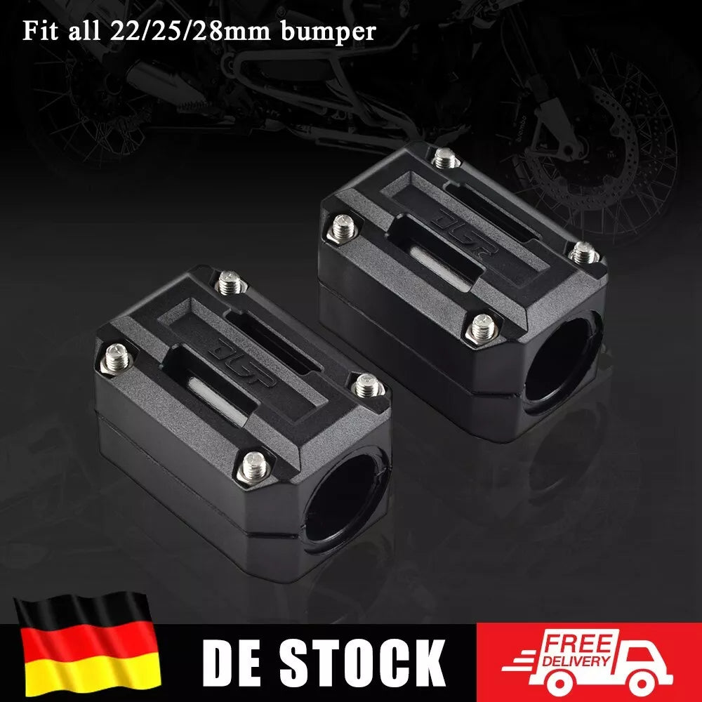 10Paar 22/25/28mm Engine Guard Bumper Decor Block Für BMW R1200GS R1100GS F800GS