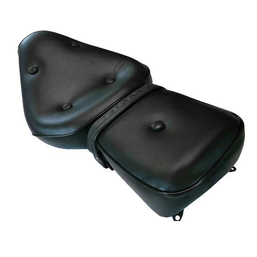 Ersatzsitzbezug aus schwarzem Vinyl für Honda Rebel CMX250C 1996-2009