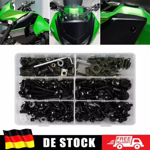 253tlg Karosserie-Schrauben Set Für Kawasaki Ninja ZX6R ZX7R Suzuki GSXR150/1000