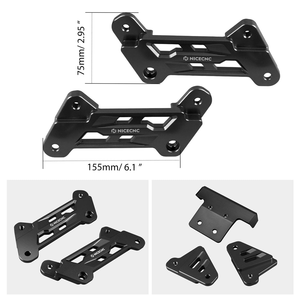 Sitzerhöhung, 5 cm Erhöhungshalterungssatz für Surron Light Bee X/S/L1E Segway X160 X260