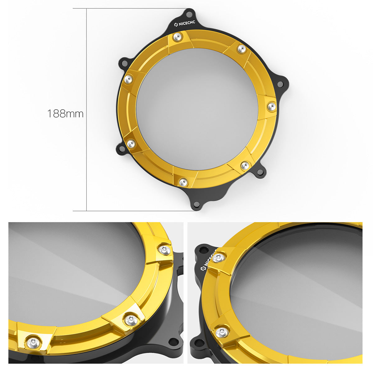 Transparenter klarer Kupplungsdeckel für Suzuki DRZ400/E/S/SM 2000-2024