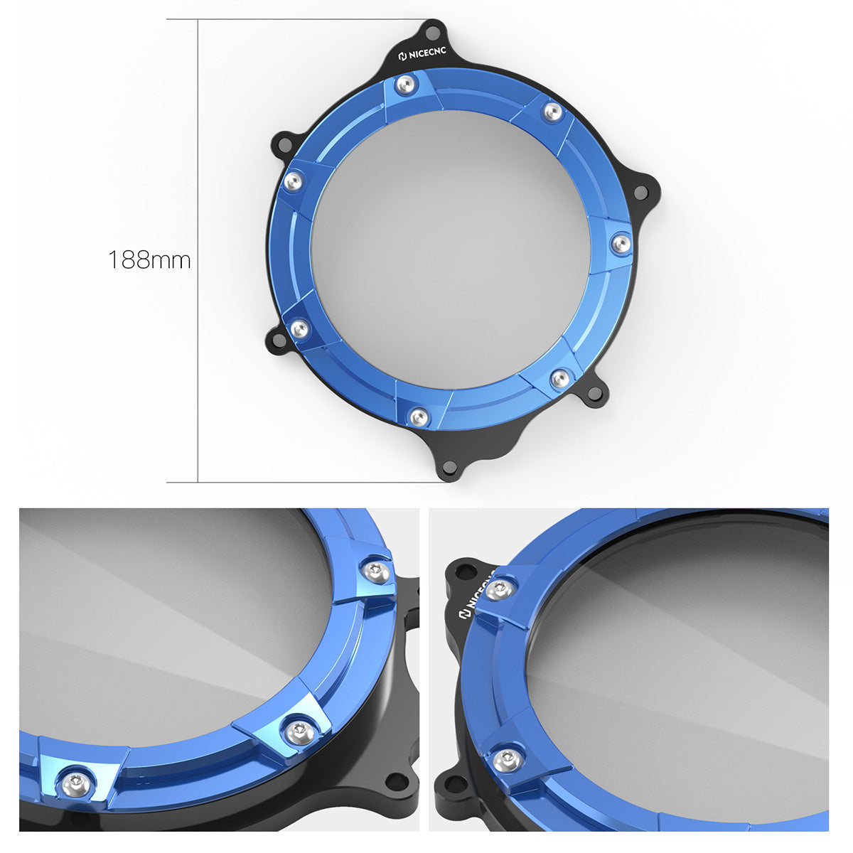 Transparenter klarer Kupplungsdeckel für Suzuki DRZ400/E/S/SM 2000-2024