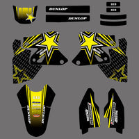 Motorrad Team Star Grafik Aufkleber Aufkleber Kit für Suzuki DRZ400SM 2000-2020