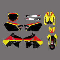 Motorrad-Aufkleber-Set mit voller Grafik für Suzuki RM125/RM250 2001-2012