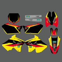 Motorrad-Aufkleber-Set mit voller Grafik für Suzuki RM125/RM250 2001-2012