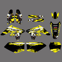 Motorrad Hintergrund Aufkleber Aufkleber Kits Für Suzuki RMZ250 2007-2009