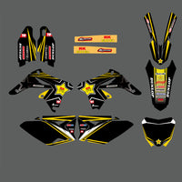 Motorrad Grafik Aufkleber Kotflügel Aufkleber Kit Für Suzuki RMZ250 2010-2018