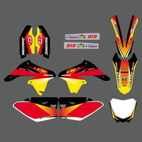 Motocross Grafik Aufkleber Kotflügel Aufkleber Kit Für Suzuki RMZ250 2010-2018