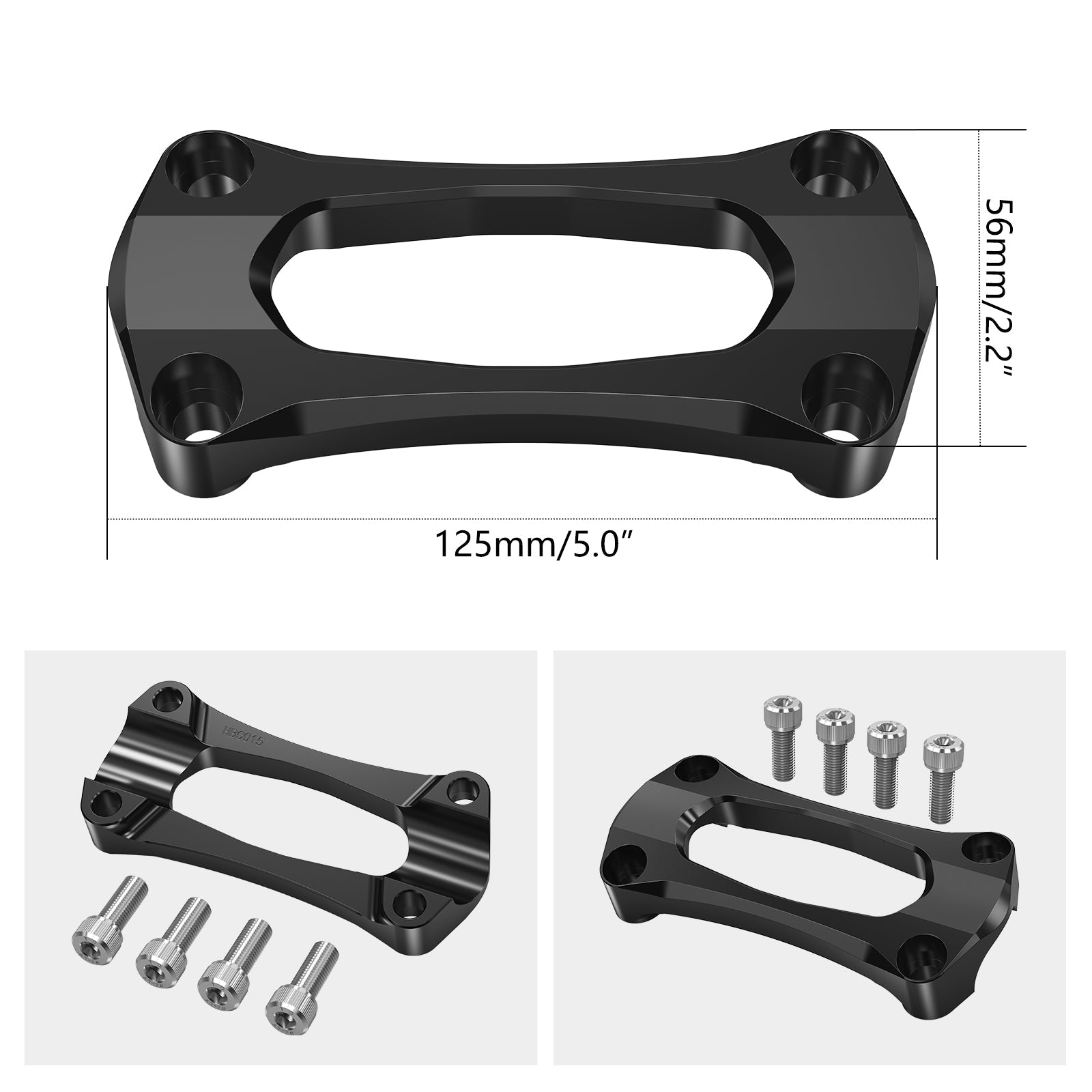 1 1/8 "28,6 MM Lenker Stabilisator Unterstützung Berg Riser Clamp Für Suzuki RMZ250 RMZ450