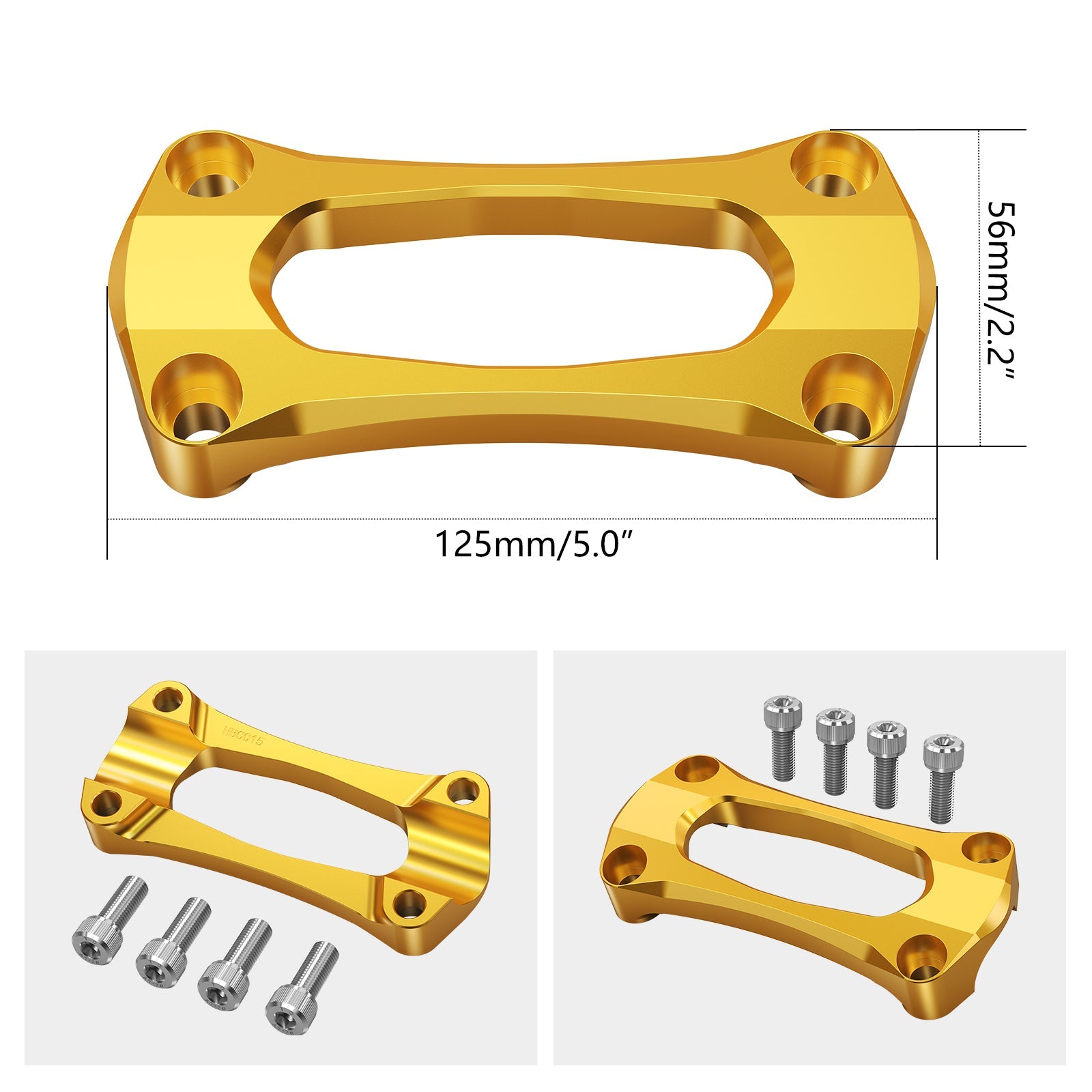 1 1/8 "28,6 MM Lenker Stabilisator Unterstützung Berg Riser Clamp Für Suzuki RMZ250 RMZ450