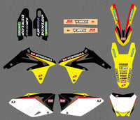 Motocross-Aufkleber-Set mit vollständigen Grafiken für SUZUKI RMZ450 2008–2017