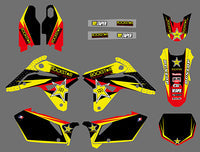 Motorrad-Team-Grafiken, Aufkleber-Set für Suzuki RMZ450 2007