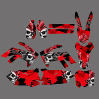 Team Graphics Aufkleber Aufkleber Kit für Honda CRF250R 2010-2012 CRF450R 2009-2012