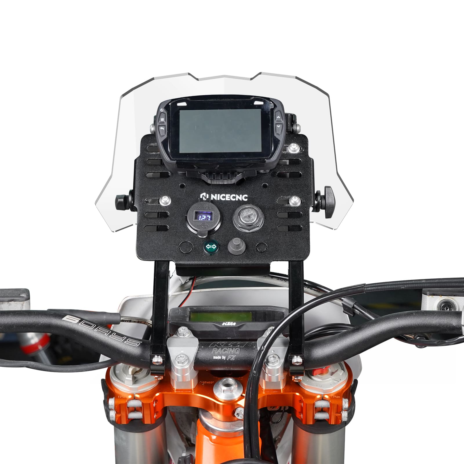 Universelles GPS-Halterungs-Miniverkleidungsset für KTM 125-530 SX-F/EXC/XC-F/XC-W Husqvarna 125-501 Honda XR650L Beta GasGas Yamaha Kawasaki