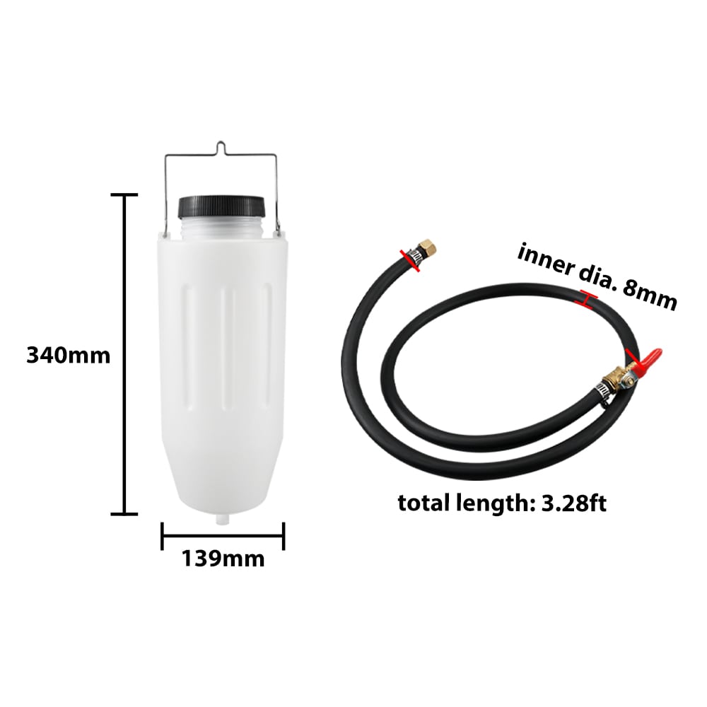 Universal 4L/1,05 Gal Hilfs Kraftstoff Tank Motorrad Roller Off-road ATV UTV Wartung/Test/Reparatur