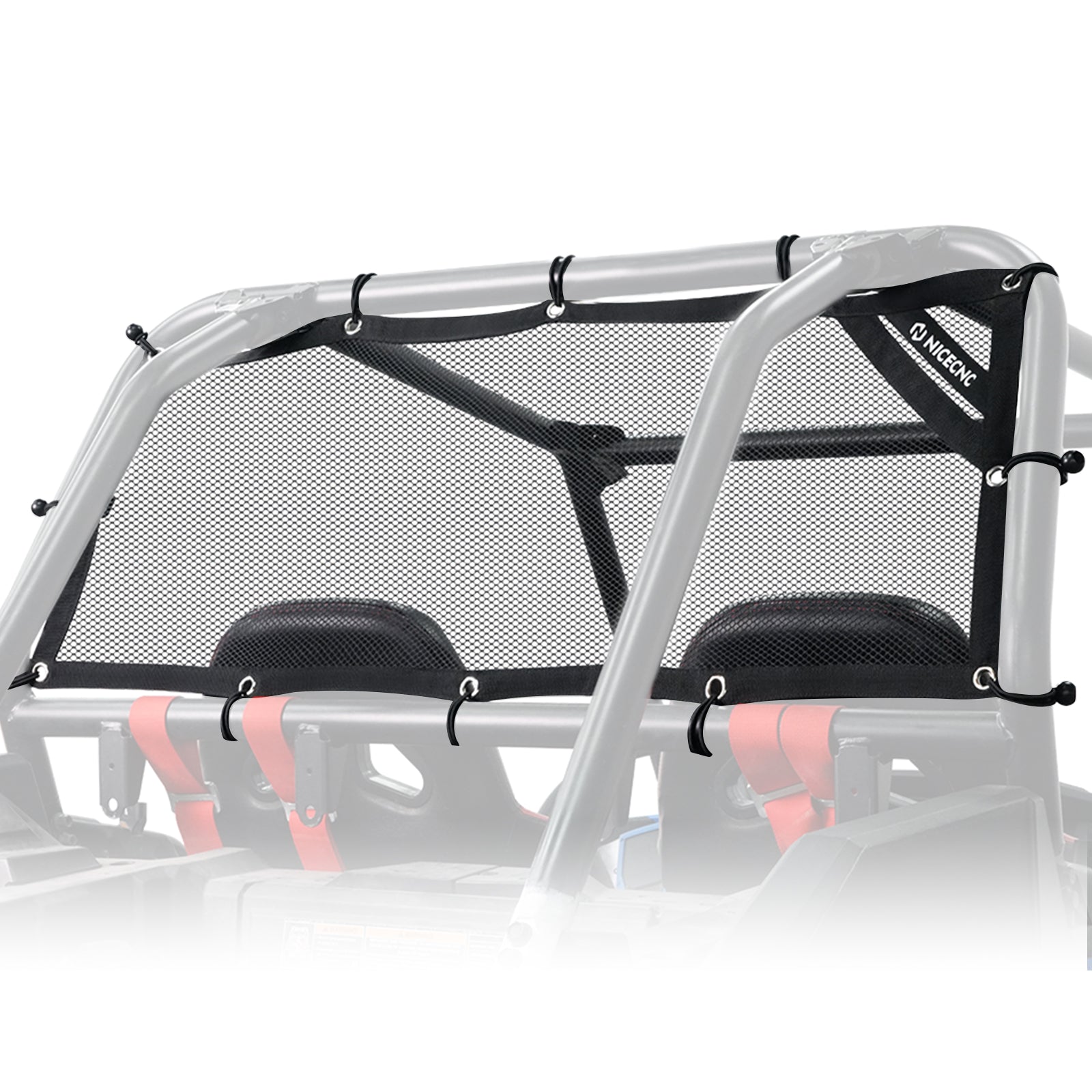 UTV Hinten Fenster Net Weiche Mesh Schatten Net Wind Schild Bildschirm Für Polaris RZR XP 1000