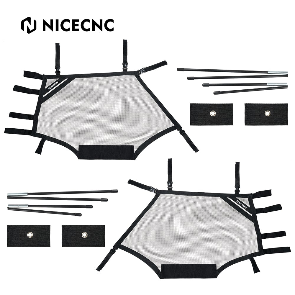 UTV Hinten Fenster Net Weiche Mesh Schatten Net Wind Schild Bildschirm Für Polaris RZR XP 1000