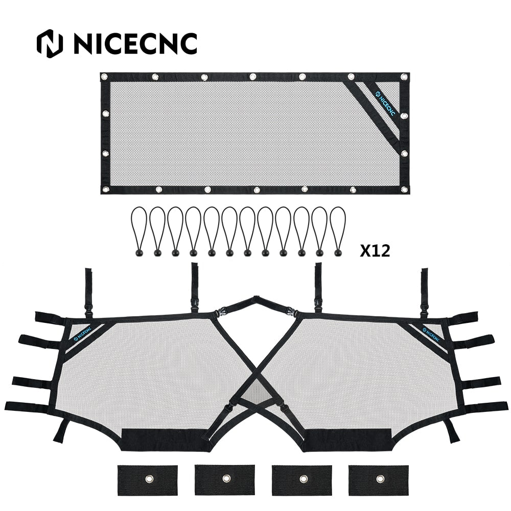 UTV Hinten Fenster Net Weiche Mesh Schatten Net Wind Schild Bildschirm Für Polaris RZR XP 1000