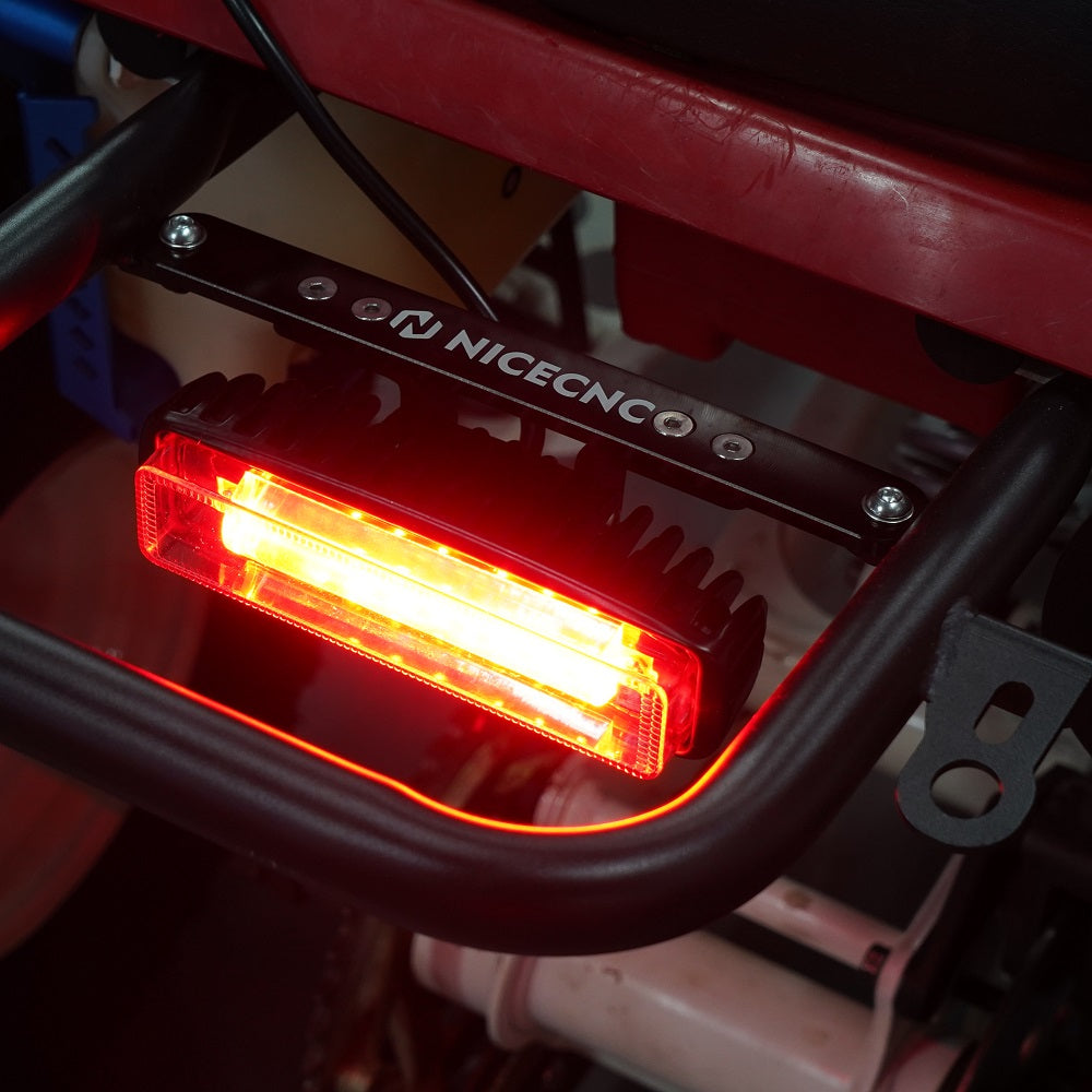 ATV Einstellbare LED Hinten Bremslicht mit Halterung Für Yamaha Blaster 200 Banshee 350